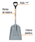 Pala Sanitaria Carbonera 117 Cm Truper Cabeza Plastica - Tiendanext