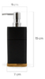 Dispenser De Jabon Liquido Phoenix Black De Polyresina en internet