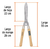 Tijera Para Poda Corta Cerco 55 Cm Classic Truper Jardin en internet