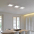 Imagen de Plafon Led Cuadrado Base 27,5x27,5cm 24w Luz Fria Candela
