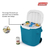 Conservadora Coleman 28 Qt Performance Ruedas Camping - Tiendanext