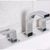 Griferia Baño Lavatorio Mesada Piazza Level Cierre Ceramico - tienda online