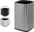 Cesto Tacho De Basura Acero Inoxidable 7lts Eko Open Top