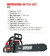 Imagen de Motosierra A Nafta Omaha Tools Omaha Pro 58cc Ms58 3.2hp