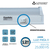 Liston Led 12w Bajo Alacena Mesada 90cm Interconectable Fria