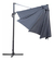 Sombrilla Lateral Impermeable Negro Regulable 3 Mts Lusqtoff en internet