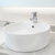 Lavatorio Pileta Redonda Baño Apoyo Monocomando Piazza A029 - Tiendanext