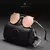 KDEAM - Óculos de Sol Vintage Flip para Mulheres com Clip-On e Lentes Redondas