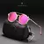 Imagem do KDEAM - Óculos de Sol Vintage Flip para Mulheres com Clip-On e Lentes Redondas