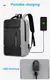 Imagem do Mochila Impermeável de Negócios e Escolar com Porta USB – Conforto, Segurança e Estilo