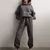 Imagem do Conjunto de Moletom Feminino Oversized com Capuz – Outono/Inverno