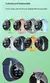 D18 Smartwatch Macaron com Tela Colorida e Múltiplos Modos Esportivos
