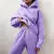 Conjunto de Moletom Feminino Oversized com Capuz – Outono/Inverno