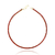 Pulseira Riviera Zircônia Vermelha 1,8mm – Banho Ouro 24K
