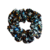 Scrunchie Negra Flores Blancas - buy online