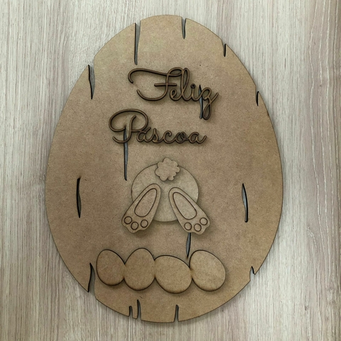 PLACA OVO COM APLIQUES - 35CM - comprar online