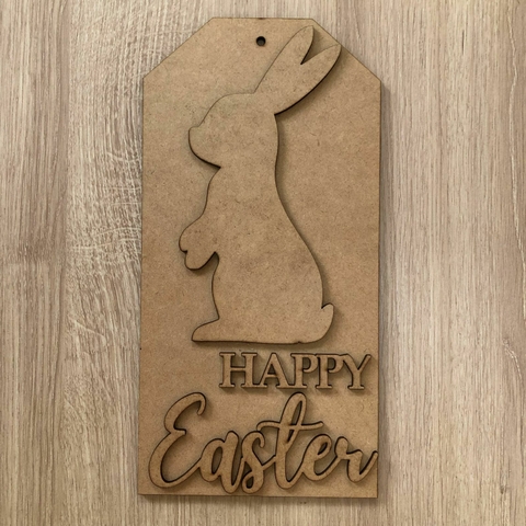 TAG COELHO FELIZ PÁSCOA - 30CM - comprar online