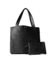 BOLSO NEGRO TRAMADO - ÓRBITA