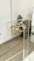 ACERO DORADO | AROS HUGGIES PUNTO DE LUZ - comprar online