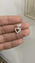DIJE PLATA 925 | CORAZON CON GOTA - comprar online