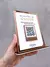 Display para 1 QR Code + Logo reto