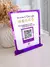 Display para 1 QR Code + Logo reto na internet