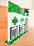 Display para 3 QR Code + Logo reto - loja online