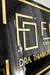 Placa de Acrílico com Letreiro Retangular - Fenix Letreiros