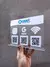 Display para 3 QR Code + Logo reto