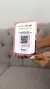 Display para 1 QR Code + Logo reto na internet