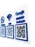 Display QR e logo para Parede