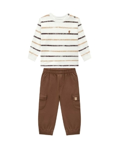 CONJUNTO CAMISETA EM FLAME E CALCA EM MOLETOM 1251019 - comprar online