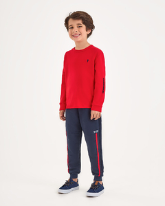 CONJUNTO CAMISETA EM SUEDINE E CALCA EM MOLETINHO 1251051 - comprar online