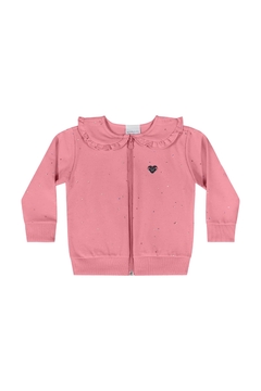 CONJUNTO JAQUETA E CALCA EM MOLECOTTON COM GLITTER 34291 na internet