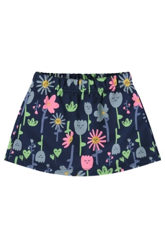 CONJUNTO BLUSA MALHA E SHORT-SAIA MOLETOM S/ FELPA 18063 - Loja Amorê