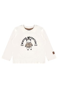 Imagem do CONJUNTO CAMISETA ML MEIA MALHA E CALCA EM MOLETOM 18084