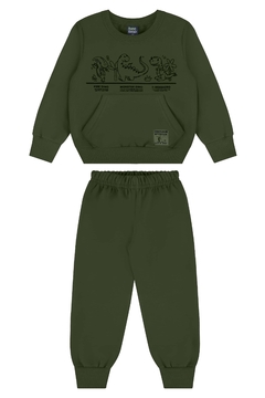 CONJUNTO BLUSAO E CALCA EM MOLETOM S/ FELPA 18091 na internet