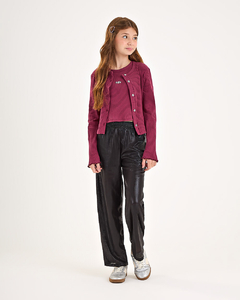 CONJUNTO CARDIGAN E REGATA EM CROPPED EM MALHA CANELADA SOFT 2251013 - comprar online