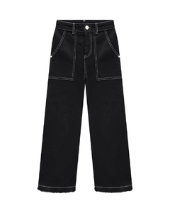 CALÇA EM WIDE EM SARJA RAW FLEX 2251021