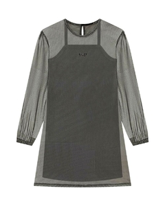 Imagem do CONJUNTO VESTIDO EM TELINHA METALIC + VESTIDO EM COTTON 2251023