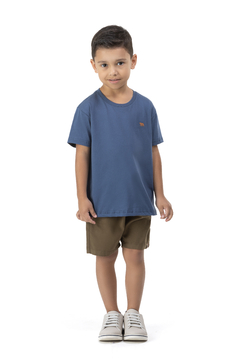 CAMISETA M/C MEIA MALHA | Tam 4 a 12 anos 21010 - comprar online