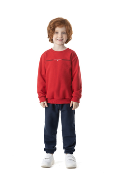 CASACO CARECA MOLETOM SOFT PELUCIADO | Tam 4 a 12 anos 21096 - comprar online