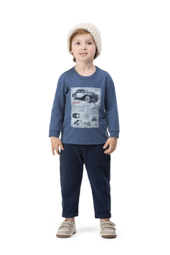 CAMISETA M/L MEIA MALHA | Tam 1 a 3 anos 25504 - comprar online