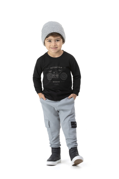 CAMISETA M/L MEIA MALHA | Tam 4 a 10 anos 25505 - comprar online