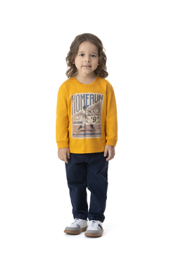 CAMISETA M/L MEIA MALHA | Tam 4 a 10 anos 25544 - comprar online