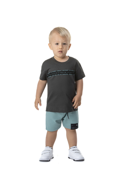 CONJUNTO MEIA MALHA/MOLETOM SARJADO | TAM 1 a 3 anos 25590 - comprar online