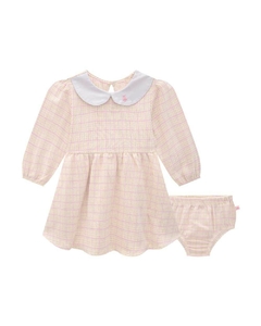 CONJUNTO VESTIDO E CALCINHA EM FLANELA XADREZ 3251013 na internet