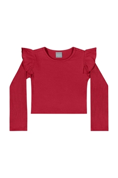 BLUSA MANGA LONGA EM RIBANA CANELADA 34350 na internet
