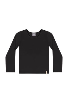 BLUSA MANGA LONGA EM RIBANA CANELADA 34355 - loja online
