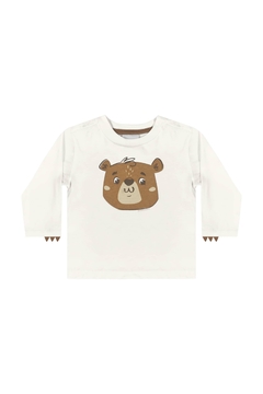 CAMISETA MANGA LONGA EM MEIA MALHA 34365 - Loja Amorê